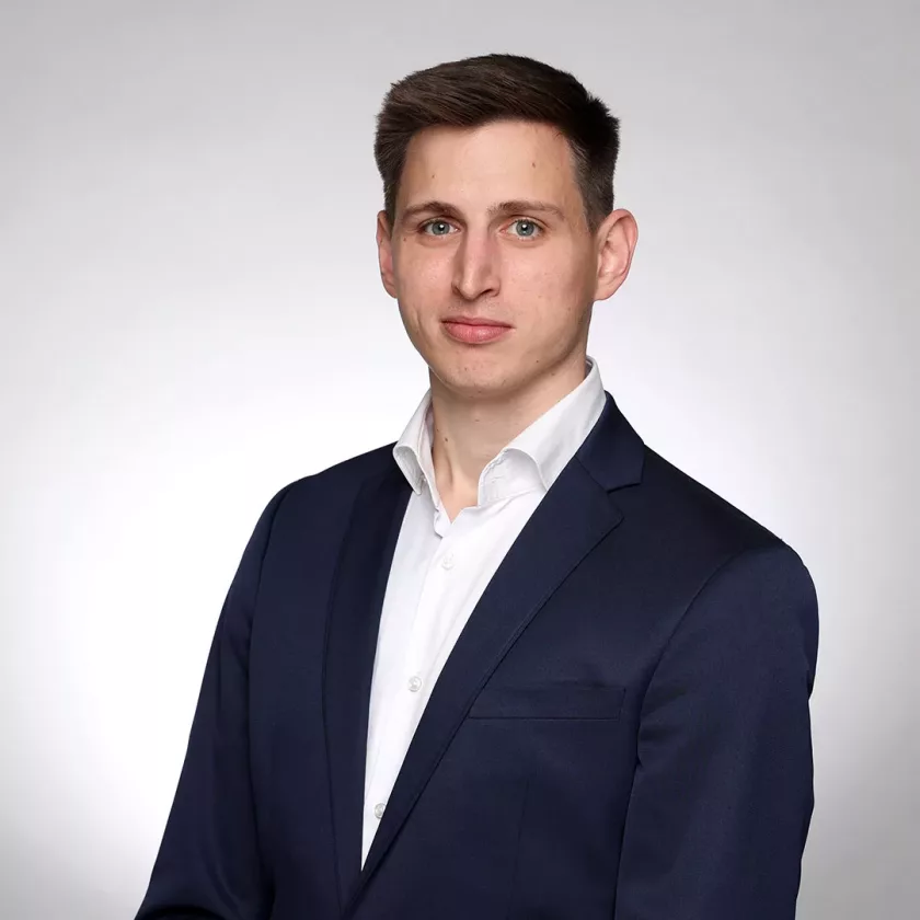 Pacura med Mitarbeiter Johannes Cerny